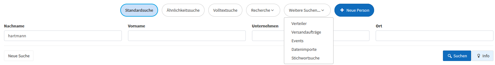 Personen Suche